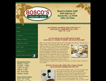 Tablet Screenshot of boscositalian.com